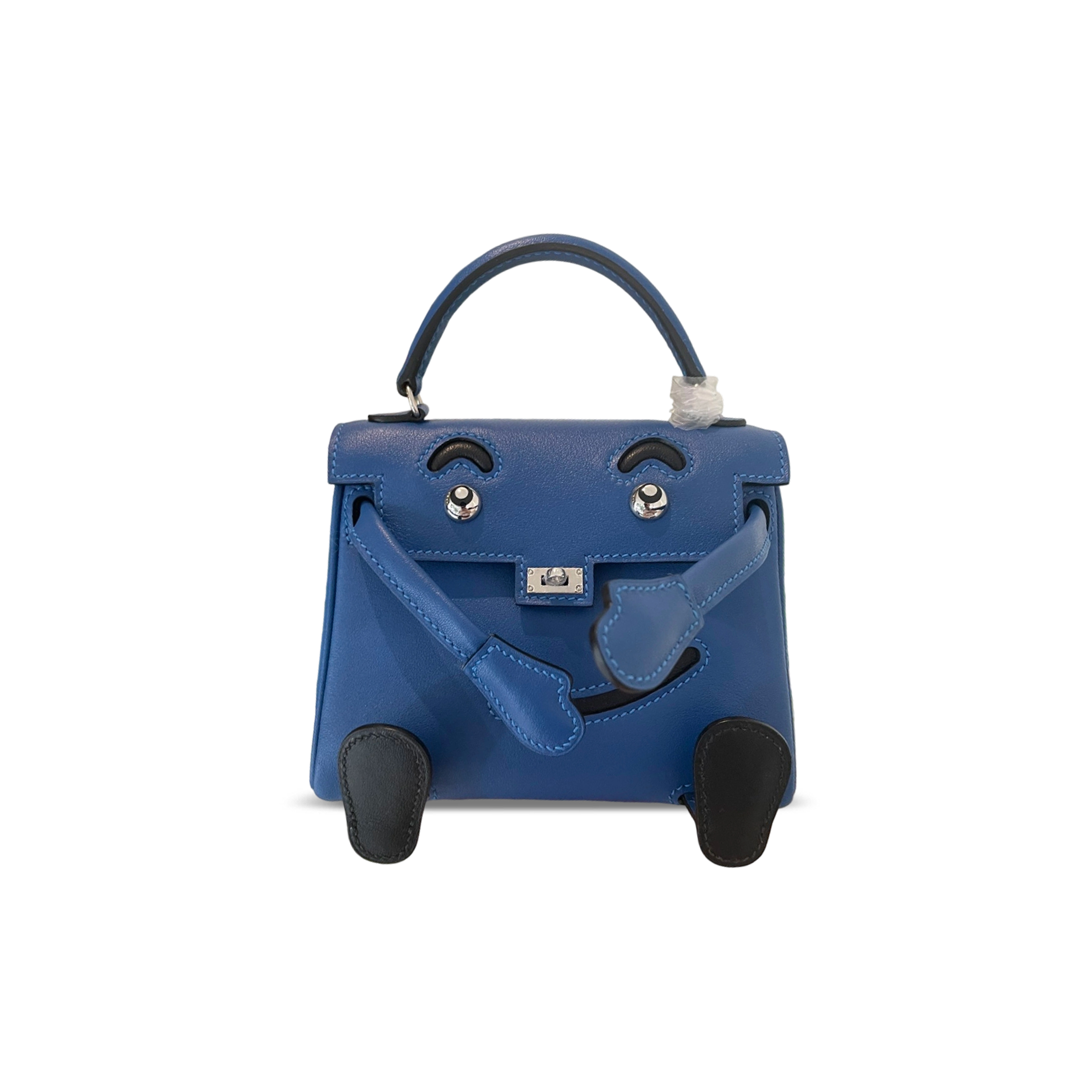 HERMÈS MASTER KELLY DOLL SWIFT PALLADIUM HARDWARE (16*12*7cm)